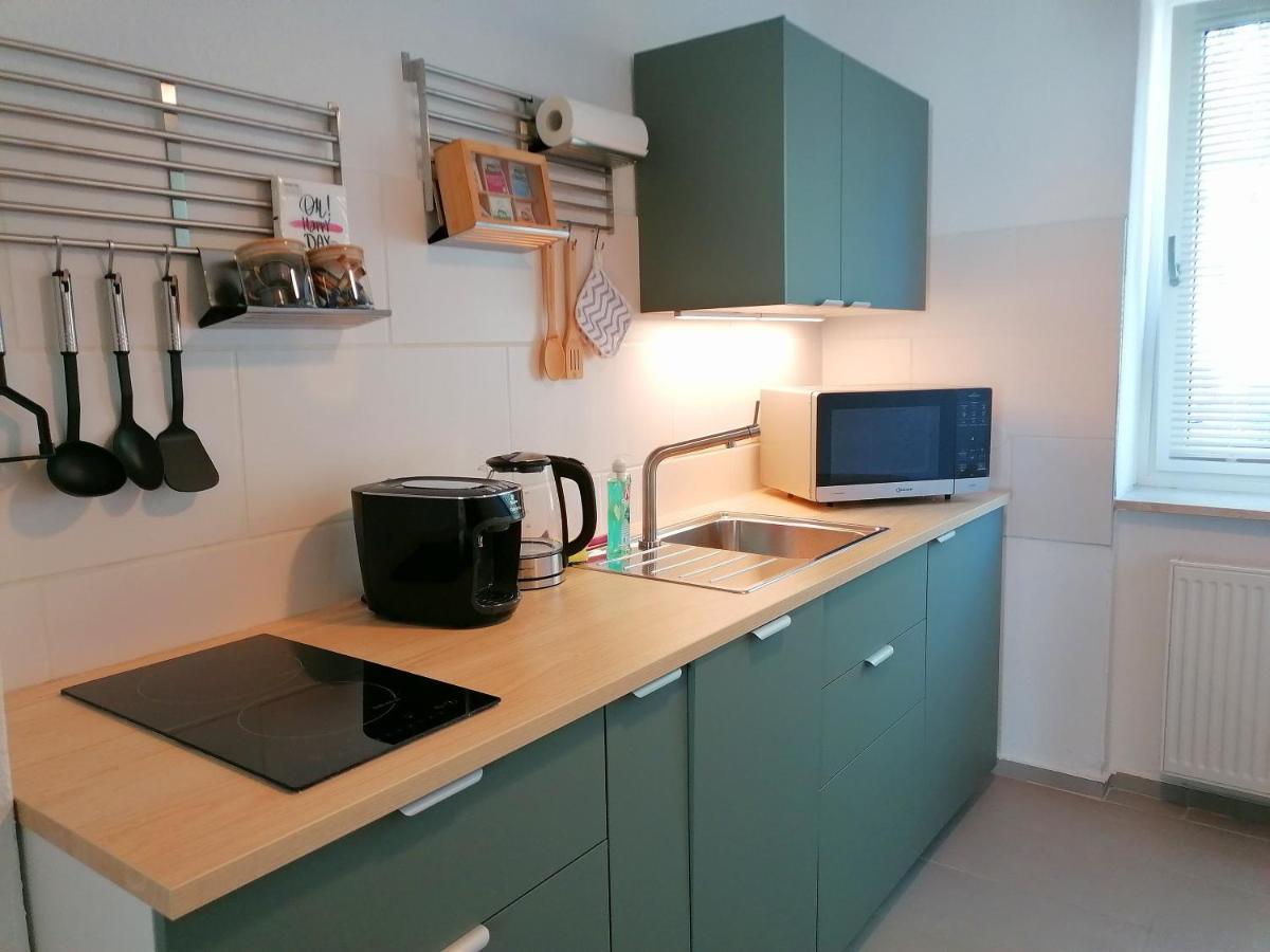 M-Oase Feeling Design I Kueche I Netflix I Balkon Apartment Braunschweig Bagian luar foto
